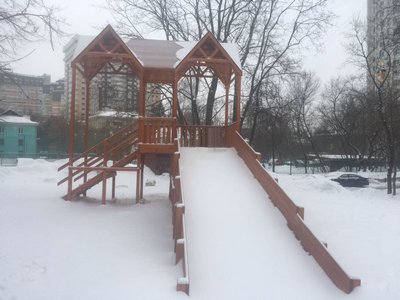 Горка для детского сада Snow Fox Макси (скат 10 м)